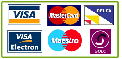 All Major Credit and Debit Cards Accepted